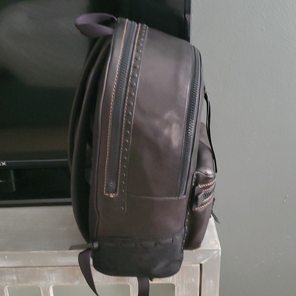 COACH Academy Backpack with Whipstitch - Picture 4 of 5